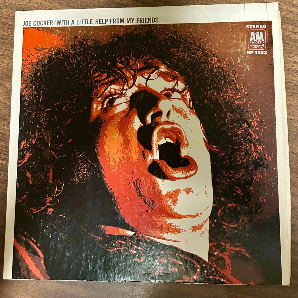 Joe Cocker With a Little Help From My‎ Friends Vinyl LP 12" Black Good SP-4182